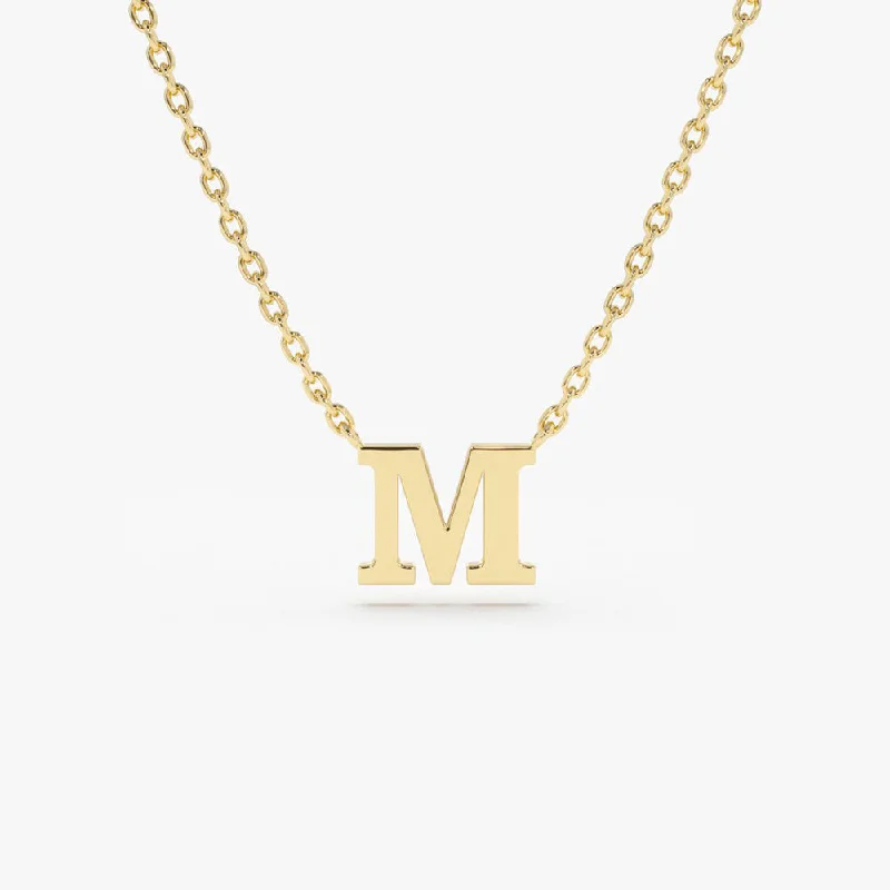 Your Perfect Accessory Now At The Best Price 14K Gold Initial Necklace