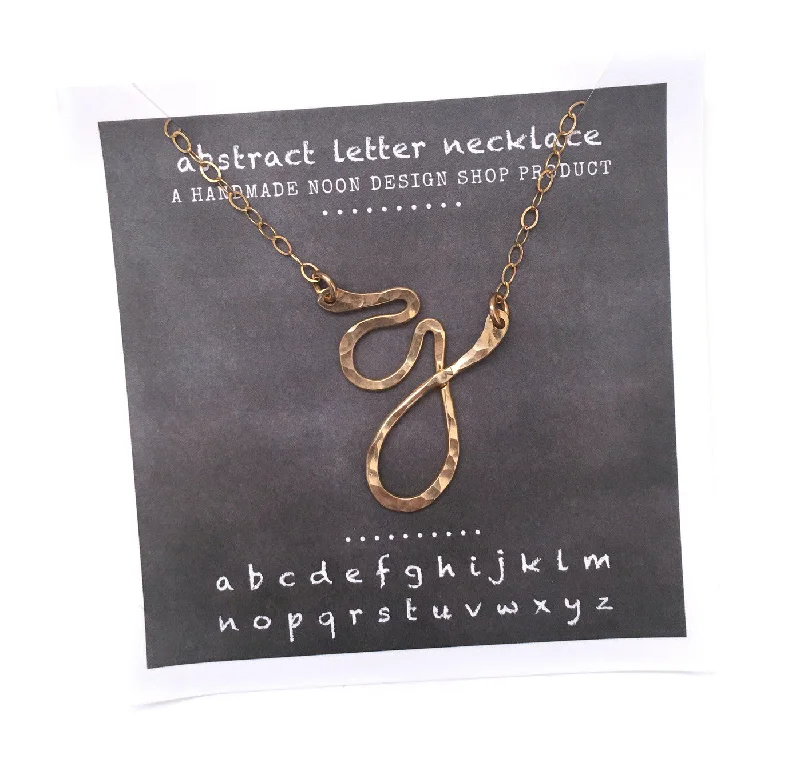 Elegant Jewelry At Unbeatable Offers – Shop Before It's Gone necklace . abstract letters