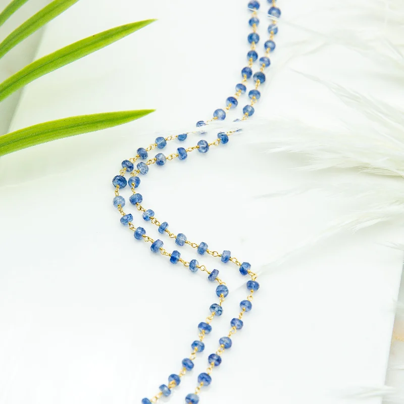 Timeless Elegance Now At Special Discounts Blue Sapphire Long Necklace