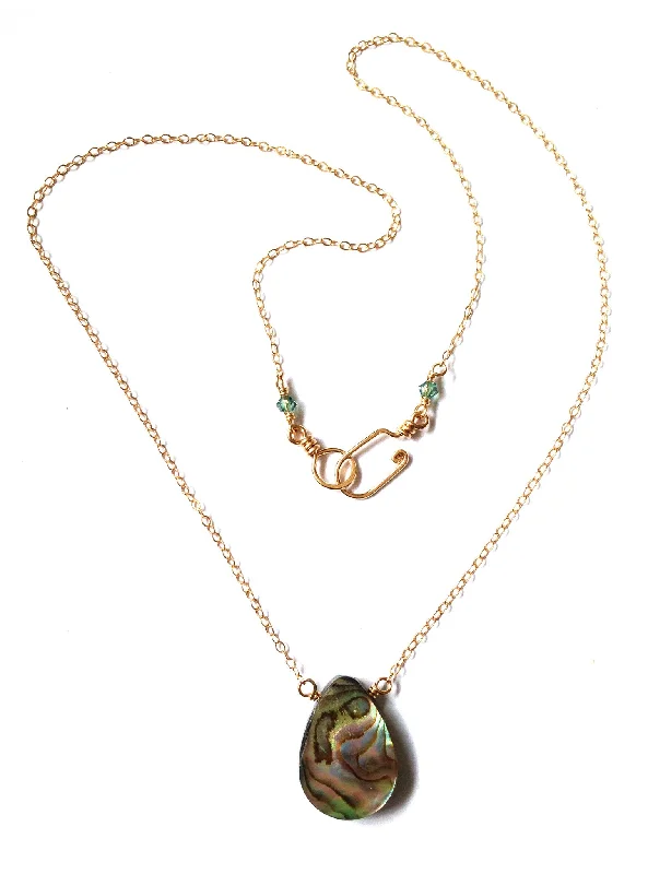 Buy More, Save More – Special Jewelry Discounts limited edition . necklace . abalone teardrop