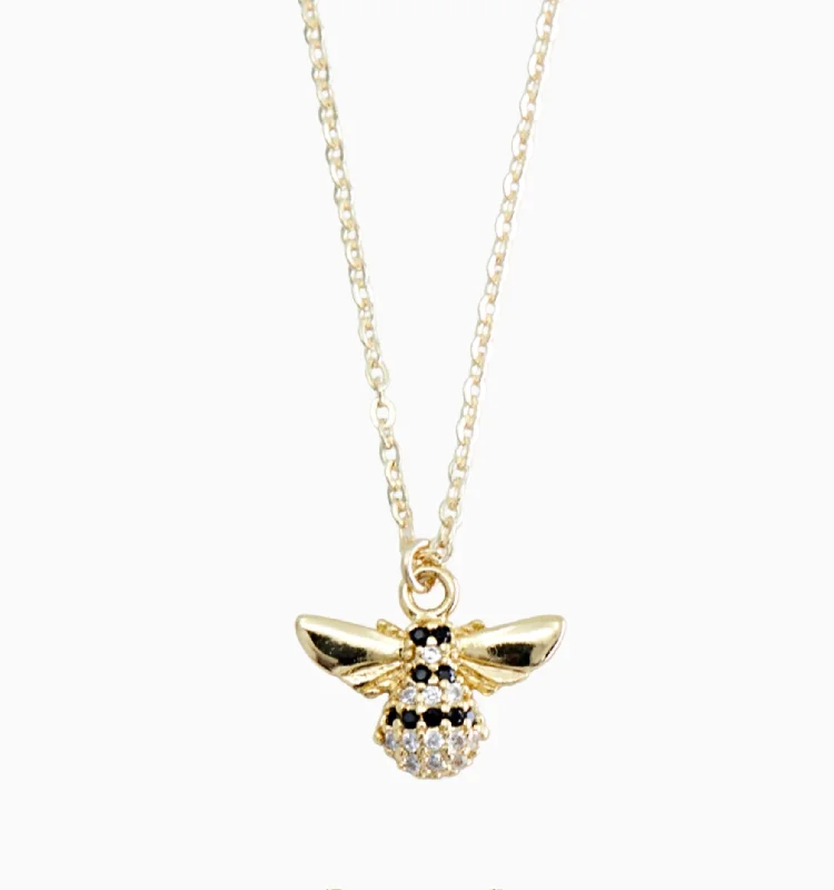 Jewelry Clearance – Final Chance To Save Big Dainty Bee Necklace