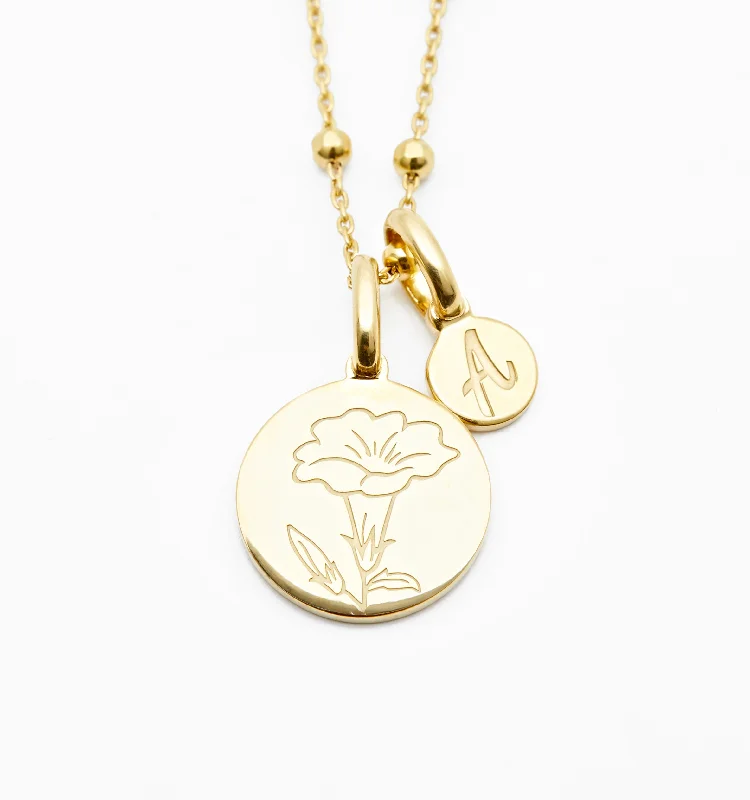 Don't Miss Out On Bestselling Jewelry At Special Prices Dainty Morning Glory Necklace - September Flower