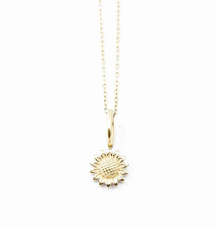 Don't Miss Out – Shop Elegant Jewelry For Less Dainty Sunflower Necklace