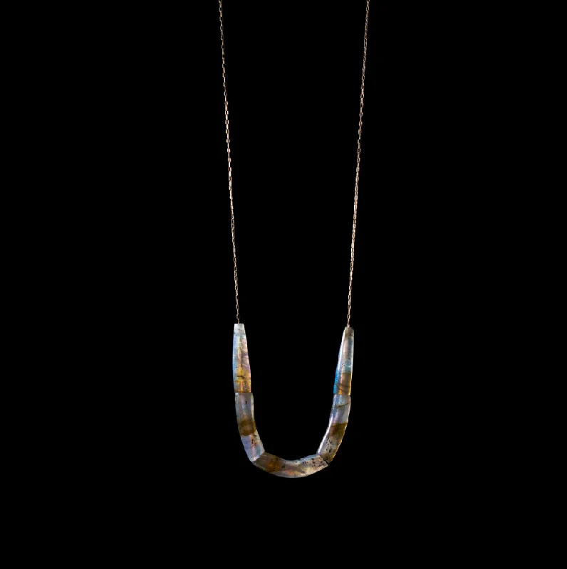 Unique Jewelry Designs Now At Discounted Rates Hand Cut Stone Line Necklace