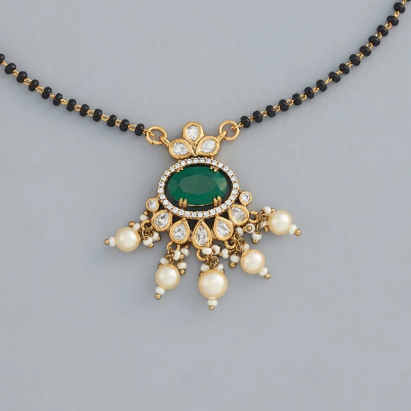 Trendy Minimalist Jewelry For Everyday Wear Kundan Mangalsutra 173021