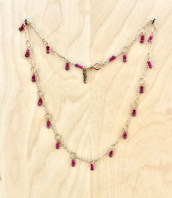 Jewelry Sale – Exclusive Styles At Lower Prices Rubellite wrapped necklace GF