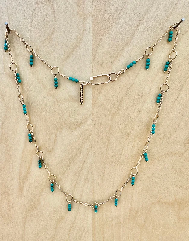 Shop Jewelry That Shines Without The High Price limited edition . turquoise wrapped necklace