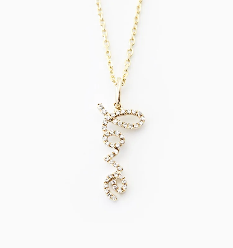 Exclusive Jewelry Sale – Grab Timeless Pieces Now LOVE Diamond Necklace