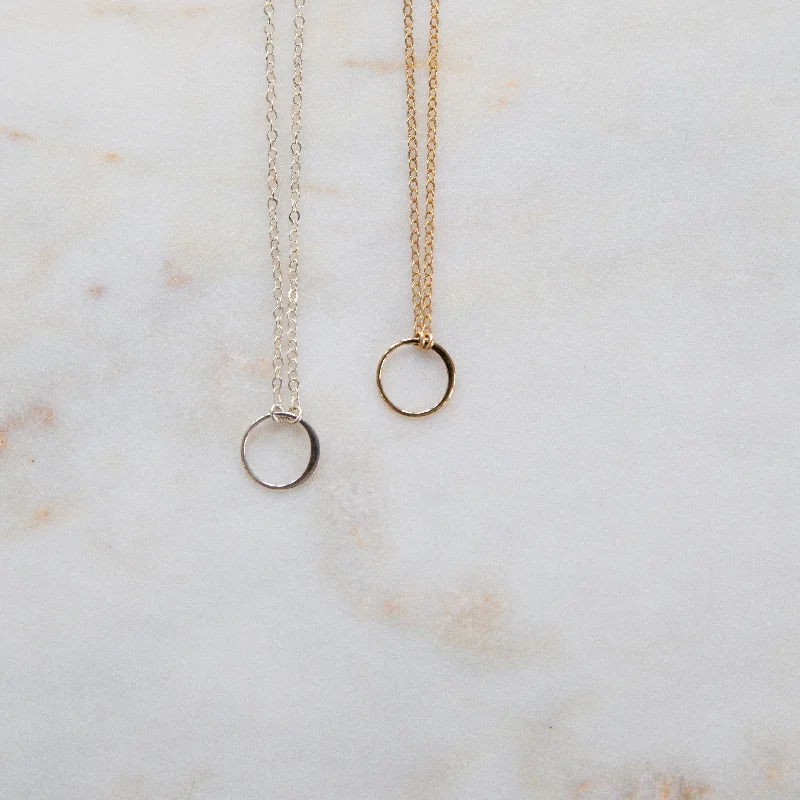 Timeless Elegance Now At Special Discounts Karma Circle Necklace