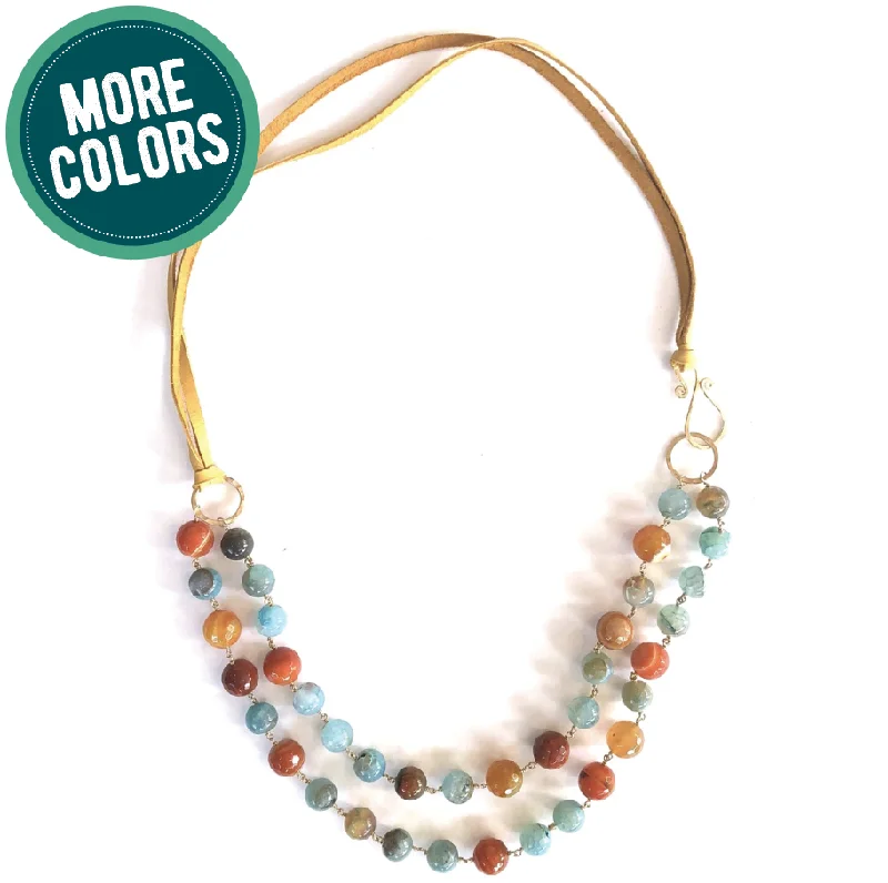 Sparkle More For Less – Jewelry Sale Happening Now necklace . leather bauble