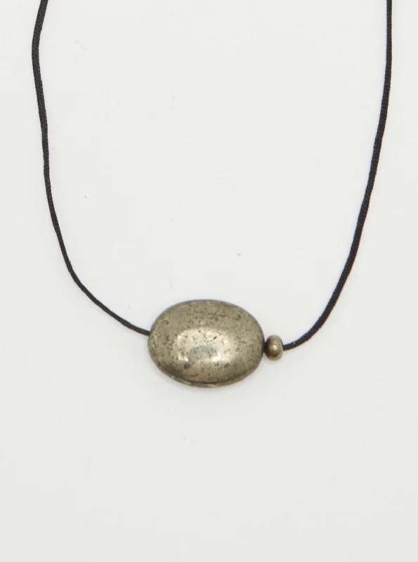 Limited-Time Jewelry Sale – Don't Miss Out On Dazzling Discounts Oval Pyrite Necklace