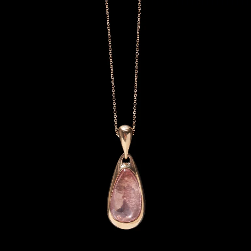 Luxury Jewelry At Unbeatable Discounts Rose Quartz Large Teardrop Pendant Necklace