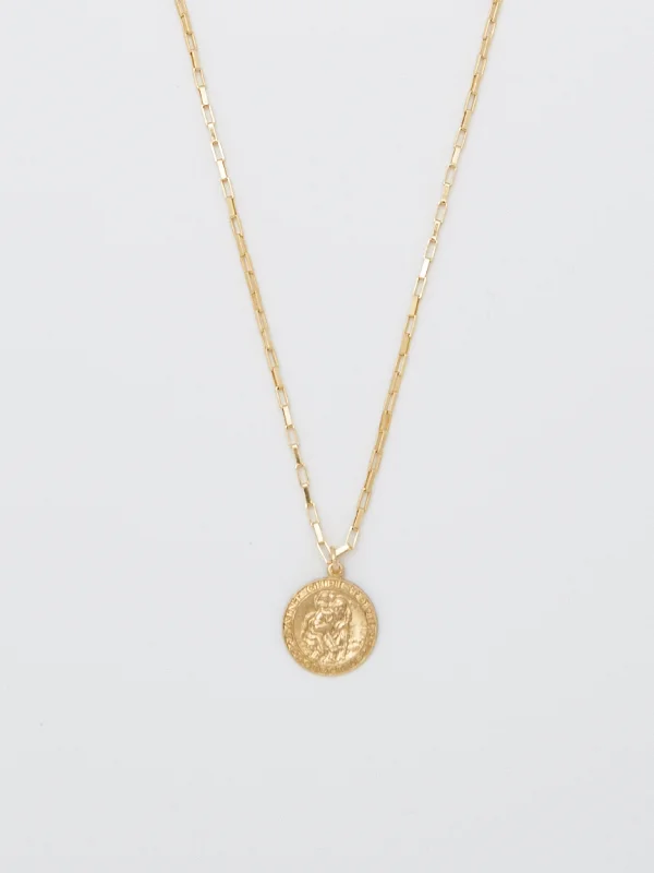 Shop Handcrafted Jewelry At Special Promotional Rates Saint Christopher Box Chain Necklace