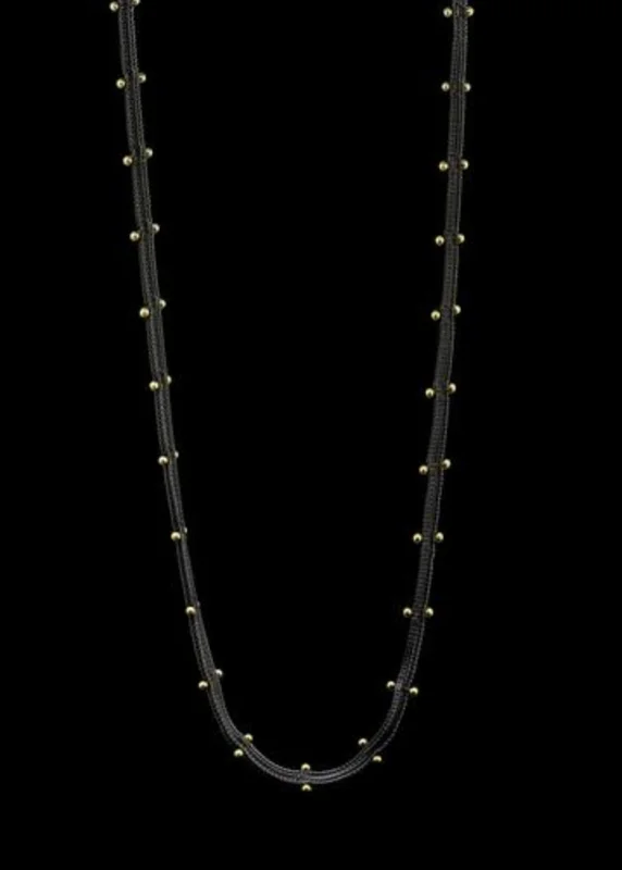 Must-Have Jewelry Pieces At Reduced Prices Studded Woven Chain Necklace