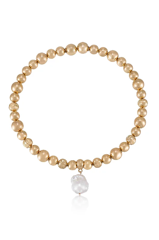 Dazzle In Elegance With Our Biggest Jewelry Sale Baroque Freshwater Pearl Charm Choker