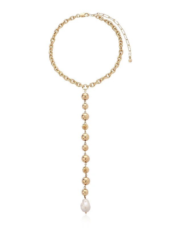 Discover Unique Jewelry With Special Limited-Time Offers Deep Drop Pearl Lariat Necklace