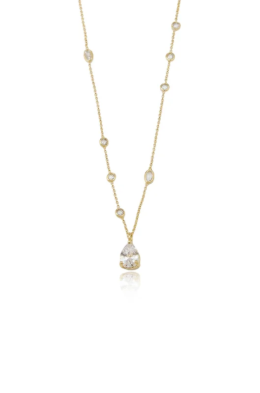 Best-Selling Jewelry Styles Now At Exclusive Discounts Delicate Crystal Pendant Necklace