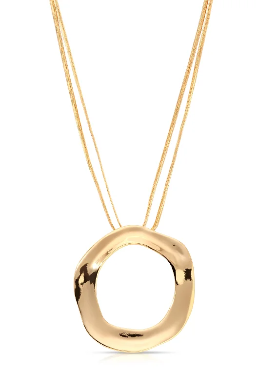 Last Chance To Shop High-End Jewelry At Markdown Prices Open Circle Statement Necklace