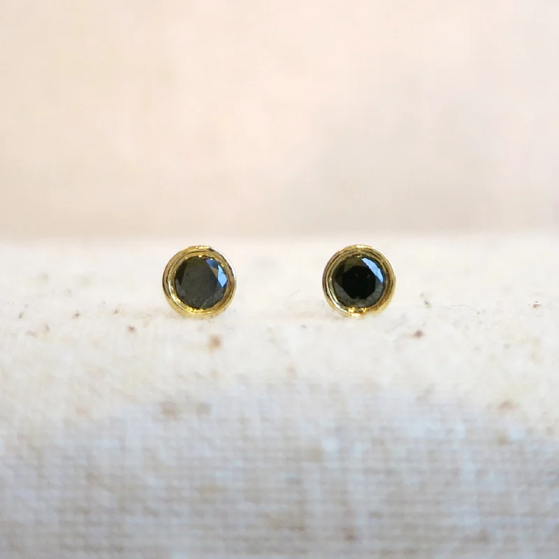 Chic, Trendy, And Affordable Jewelry Sale Black Diamond Studs | .10ct