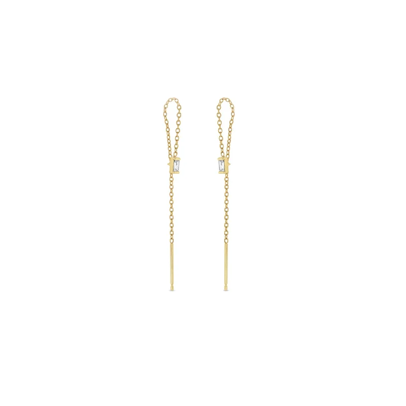 Jewelry Sale Alert – Shop Timeless Elegance Today Baguette Diamond Threader Earrings