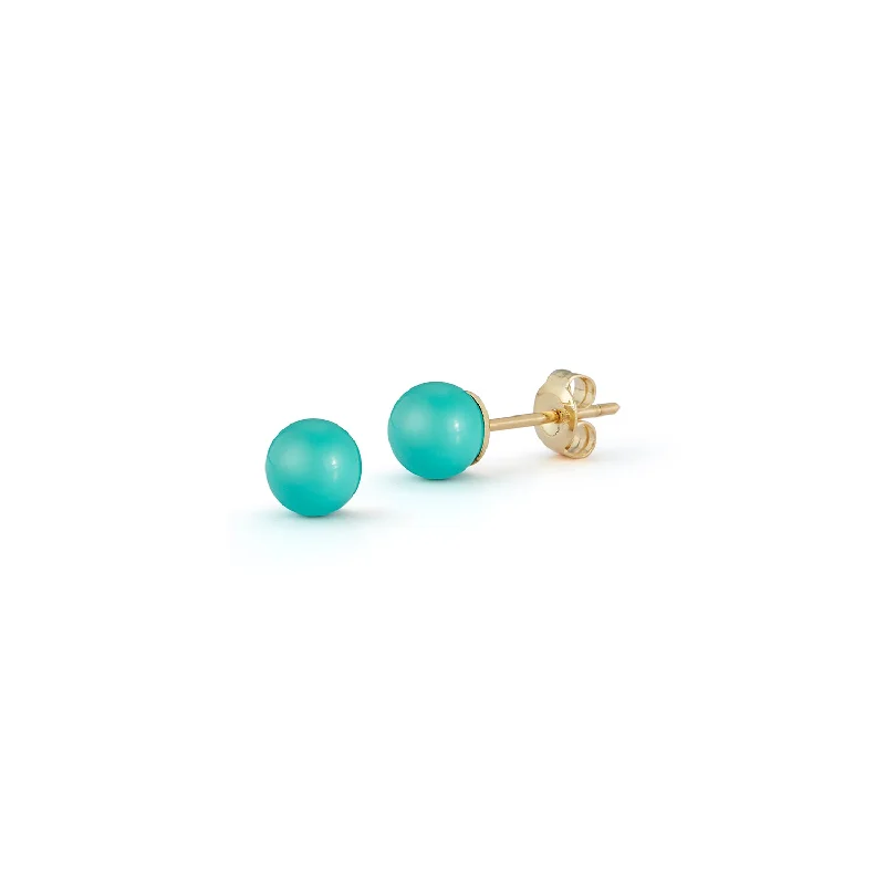 Timeless Beauty, Unbeatable Deals – Jewelry Sale On 6mm Turquoise Studs