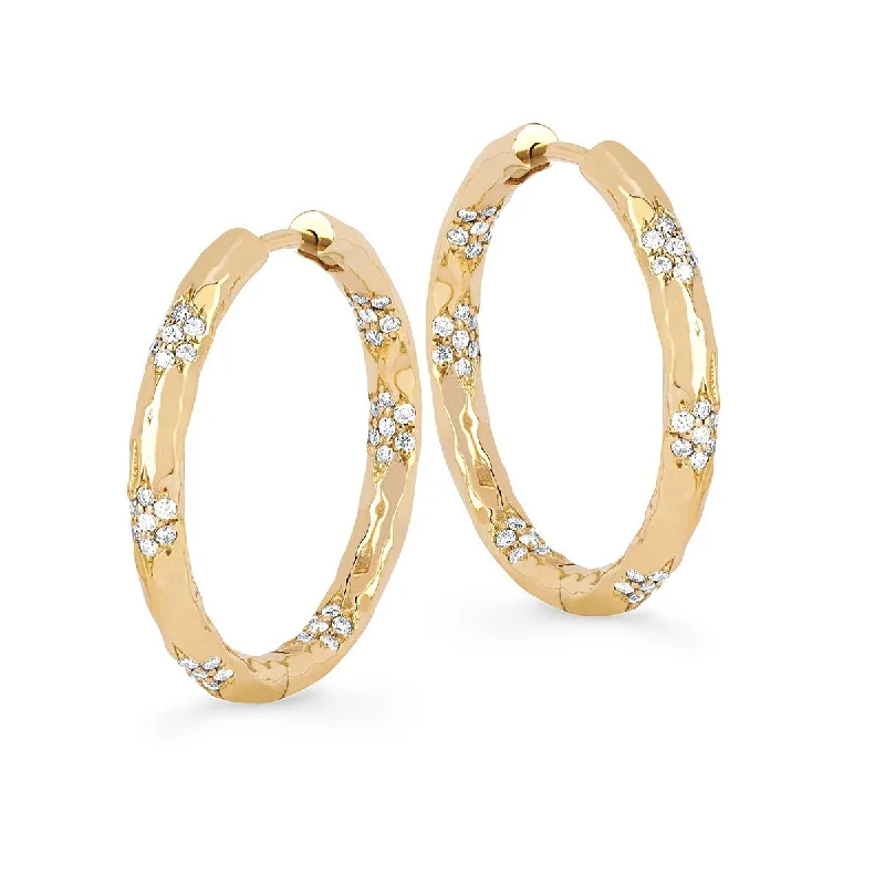 Fashion-Forward Jewelry At Exclusive Discounts Sevenfold Diamond Hoops Large