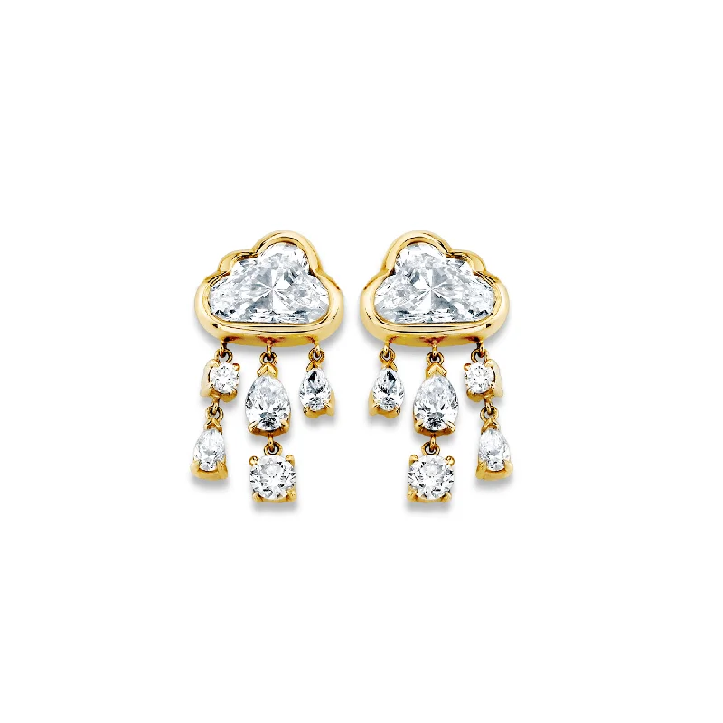 Celebrate Every Occasion With Sparkling Savings Baby Diamond Rain Cloud Earrings