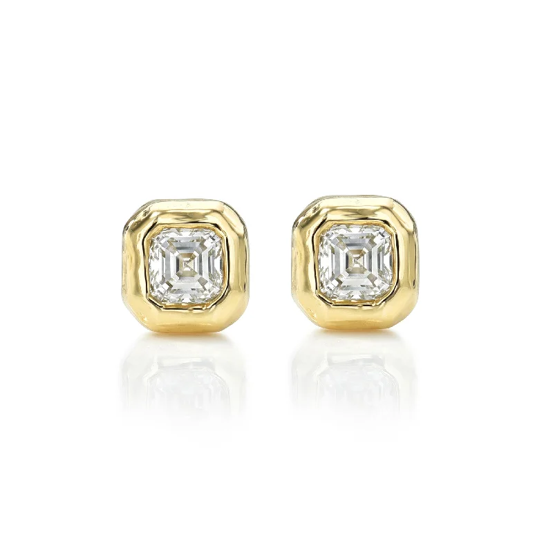 Gorgeous Jewelry, Limited-Time Savings Baby River Asscher Diamond Studs