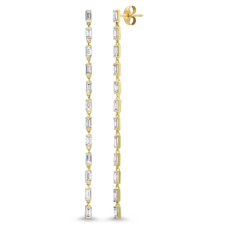 Jewelry Deals That Outshine The Rest Diamond Baguette Link Earrings