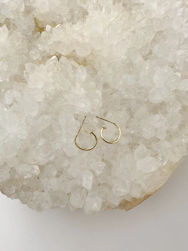 Sparkle On A Budget – Fine Jewelry For Less Tiny Hammered Hoop Earrings