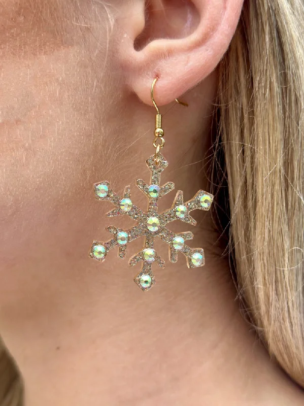 Seasonal Jewelry Sale – Upgrade Your Collection Icy Radiance Snowflake Earrings