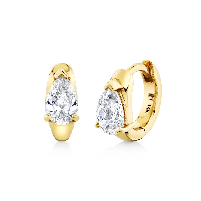 Jewelry Deals That Sparkle – Shop Today Water Drop Diamond Pear Huggies