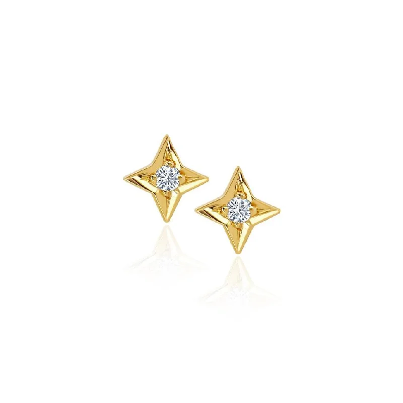 Affordable Glamour – Premium Jewelry At Special Prices Four Point Star Studs