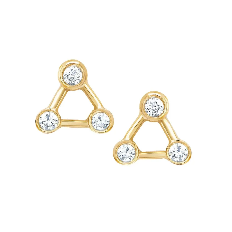 Exclusive Jewelry Bundles At Discounted Prices Mini Summer Triangle Diamond Constellation Earrings