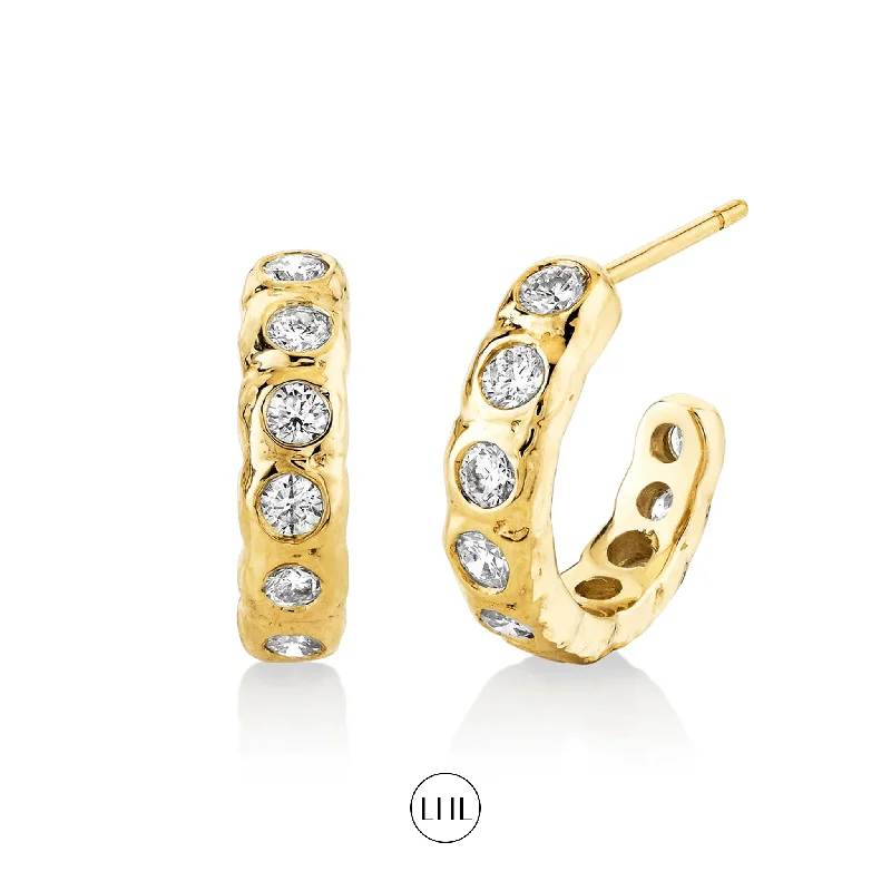 Bold And Beautiful Jewelry Now At Irresistible Prices River Graduated Diamond Hoops