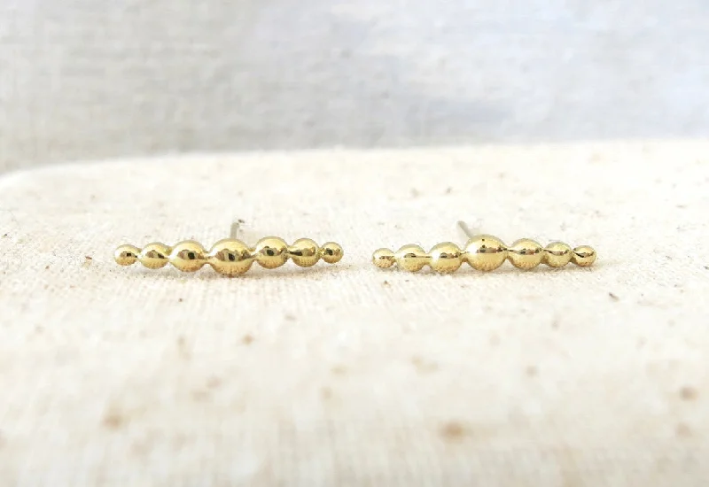 Personalized Jewelry Sale – Meaningful Gifts At Great Prices Seven Droplet Gold Studs