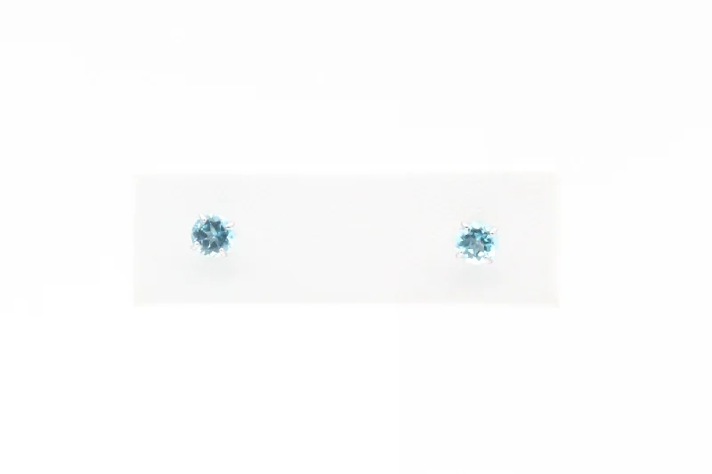 Luxury Jewelry Sale – Sparkle For Less White Gold Blue Topaz Earrings