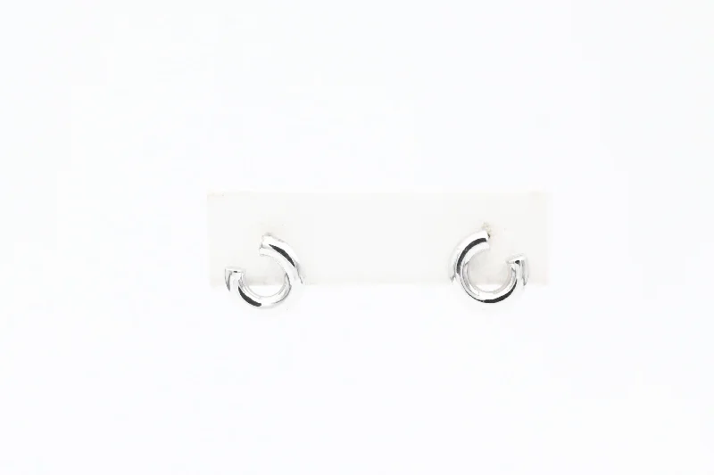 The Perfect Jewelry Piece At The Perfect Price White Gold Curve Earrings