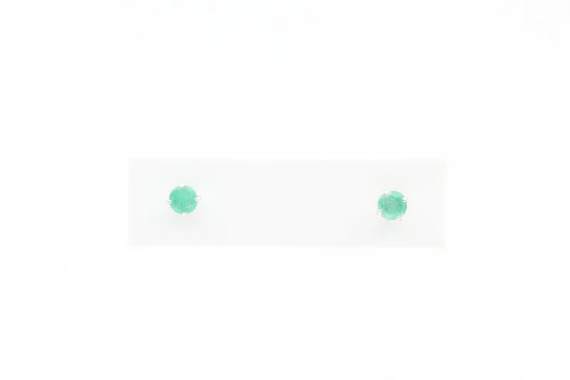 Discounted Luxury Jewelry – Shine Without The Splurge White Gold Emerald Earrings