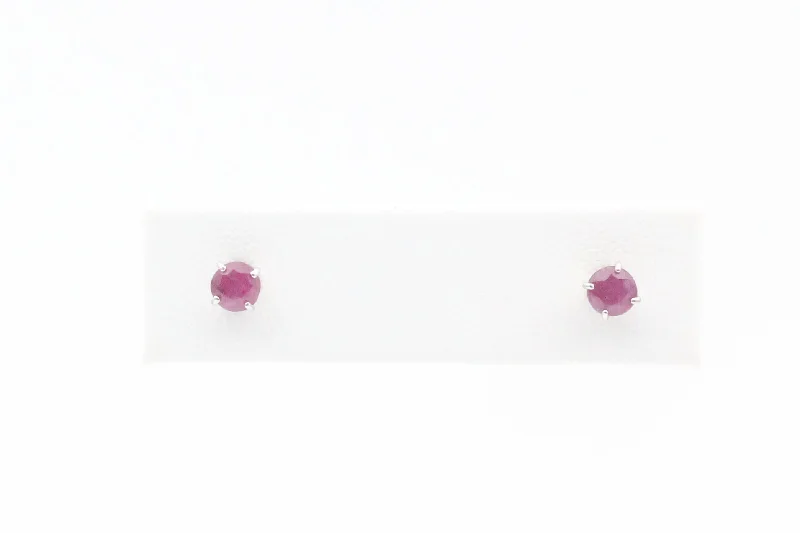 Exclusive Jewelry Bundles At Discounted Rates White Gold Ruby Earrings