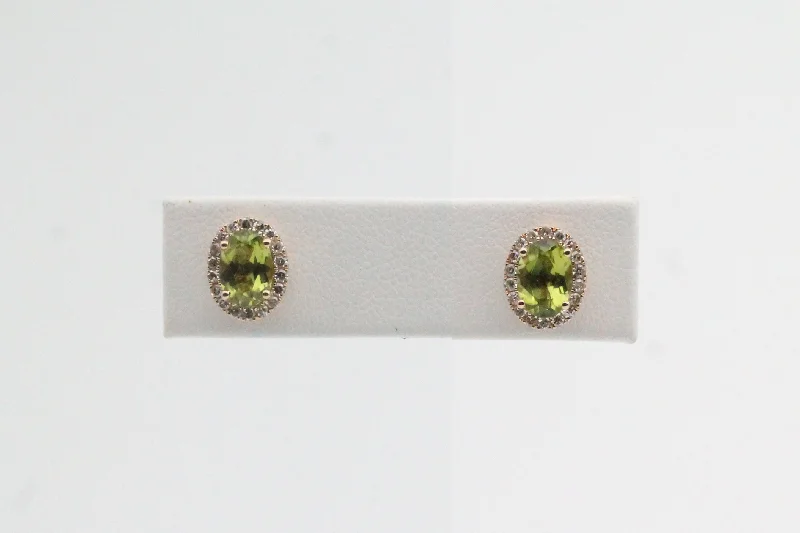 Luxury Jewelry Without The Luxury Price Tag Yellow Gold Oval Peridot Earrings