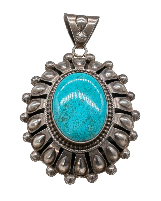 Timeless Jewelry Styles At Wallet-Friendly Prices Birdseye Kingman Turquoise Pendant | Artisan Handmade