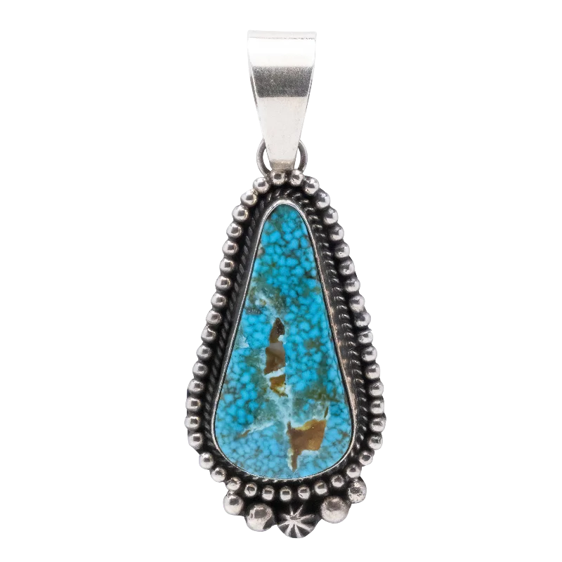 Kingman Turquoise Pendant | Linda Yazzie