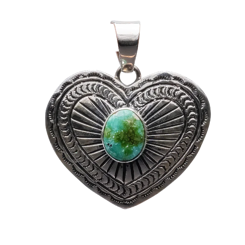 Unmissable Jewelry Clearance – Final Reductions Sonoran Turquoise Heart Pendant | June Defauto