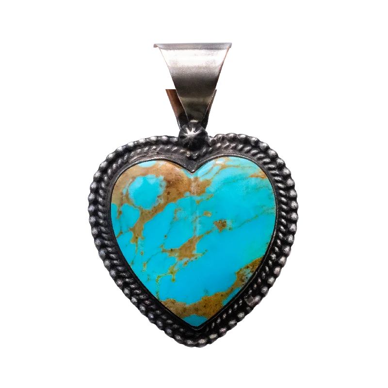 High-End Sparkle, Low-End Prices – Jewelry Sale Live Number Eight Turquoise Heart Pendant | Jeanette Dale