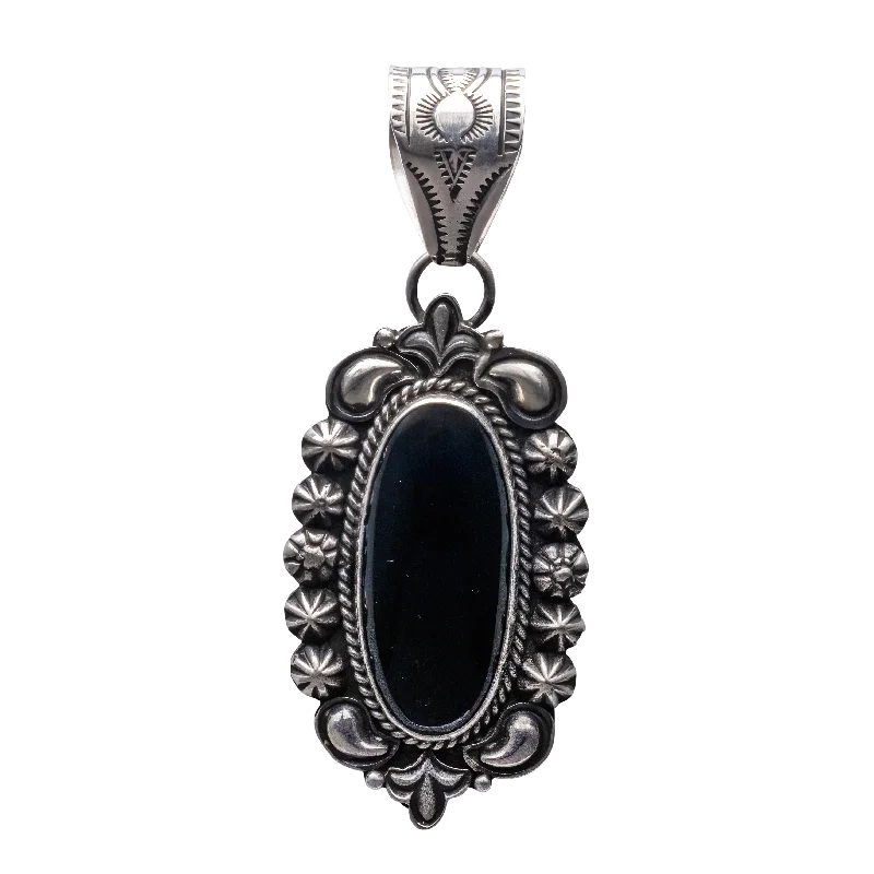 Black Onyx Pendant | Rick Werito