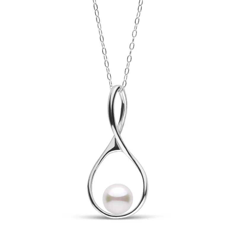 Huge Savings On Timeless Jewelry Collections 6.5-7.0 mm Akoya Pearl Wishbone Collection Pendant