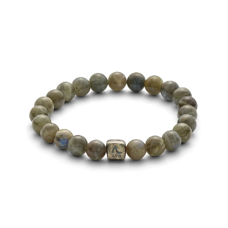 Shine Bright With Our Special Jewelry Promotions ColorUp (8mm) Silver Bracelet w. Laboradorite