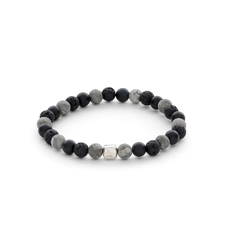 Discover Unique Jewelry With Special Limited-Time Offers ColorUp Nuuk (6mm) Silver Bracelet w. Onyx