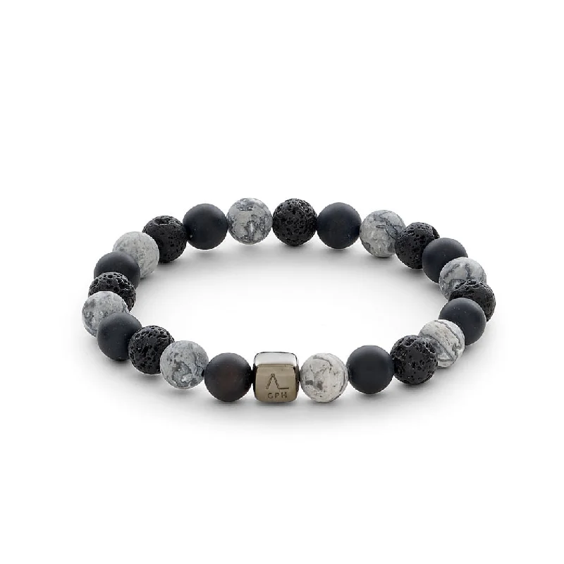 Elegant Jewelry At Unbeatable Prices – Shop Today ColorUp Nuuk (8mm) Silver Bracelet w. Onyx